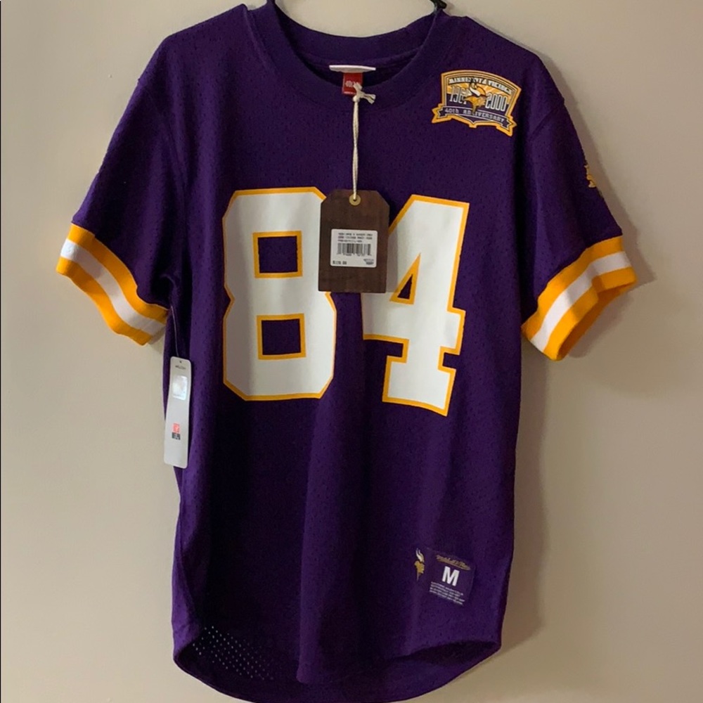 Men’s medium Vikings “Moss” football Jersey